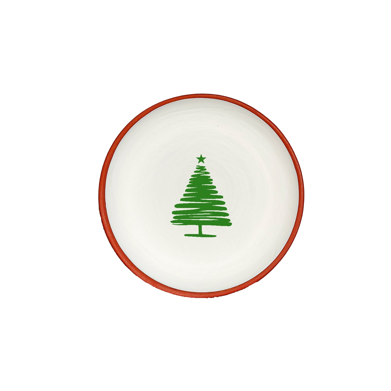Christmas illustration Small Terracotta wall Plates