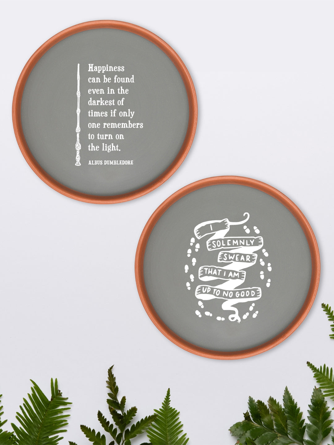 Terracotta Wall Plate Harry Potter Collection