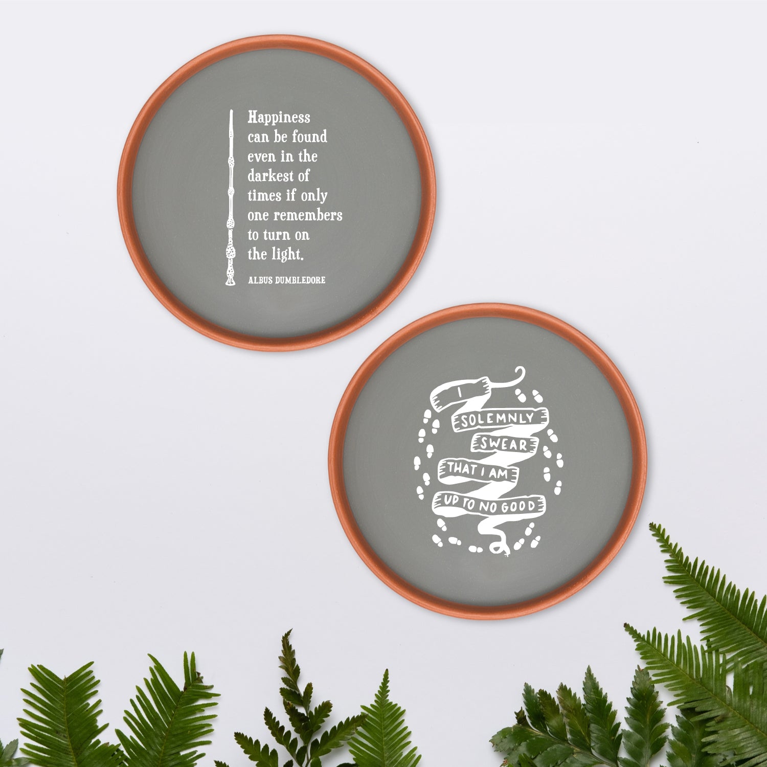 Terracotta Wall Plate Harry Potter Collection