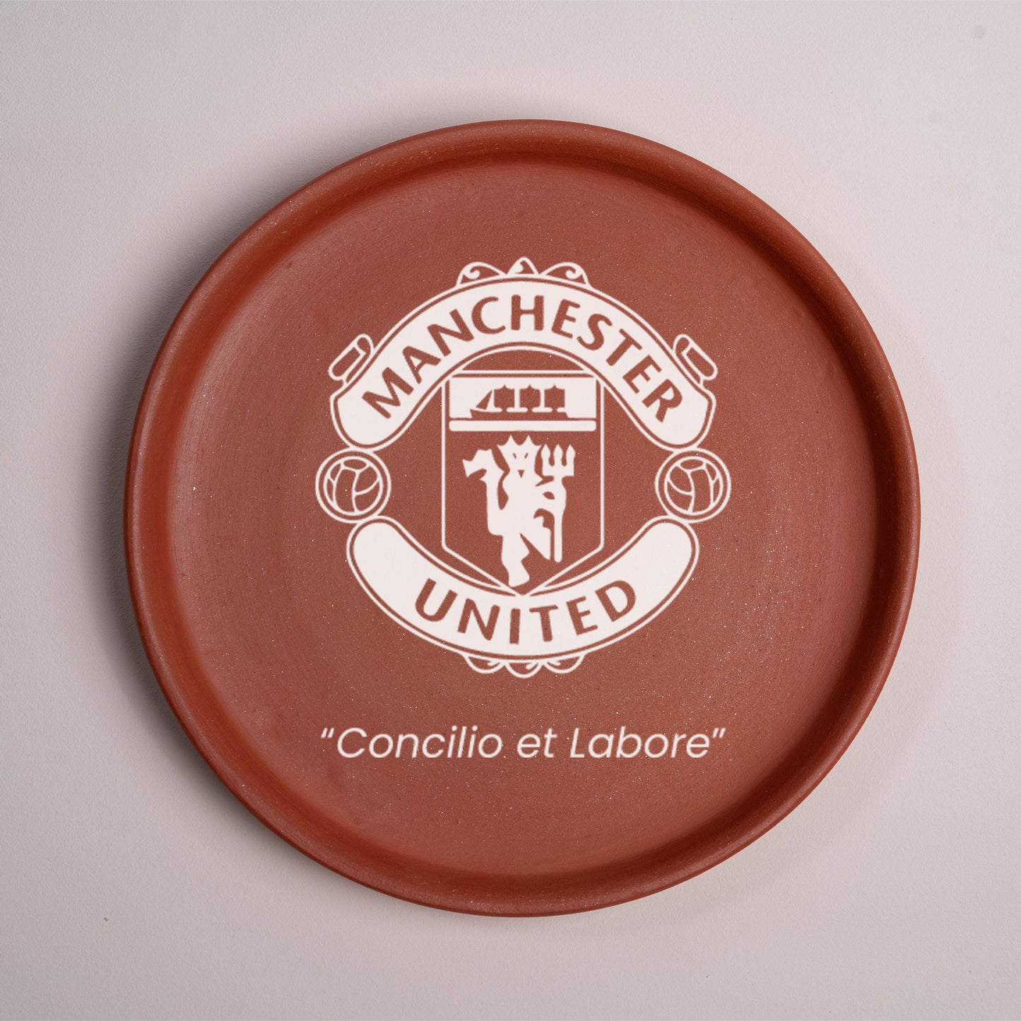 Terracotta Wall Plate - Football Club Manchester United