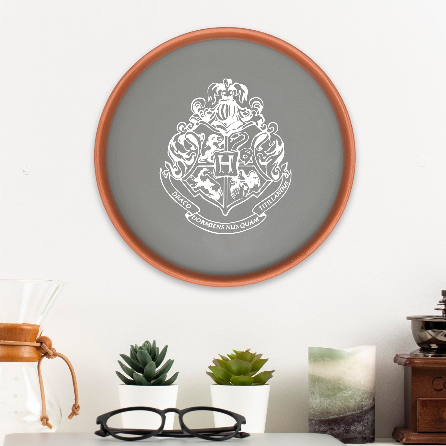 Terracotta Wall Plate - Harry Potter - Draco