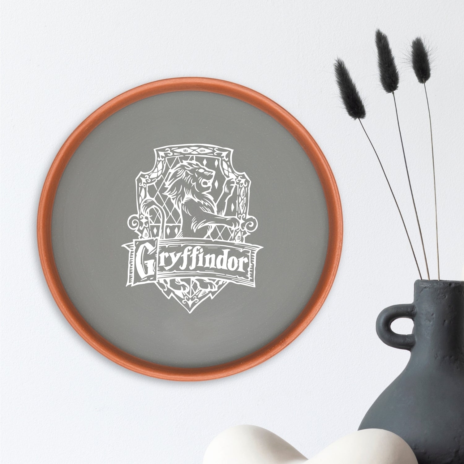 Terracotta Wall Plate - Harry Potter - Gryffindor