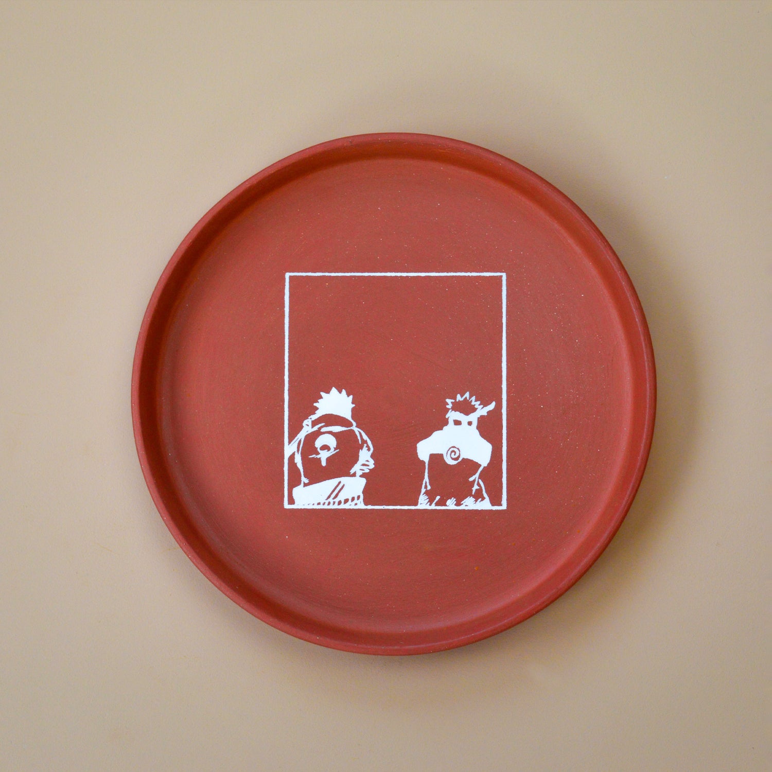 Terracotta Wall Plate - Anime 3