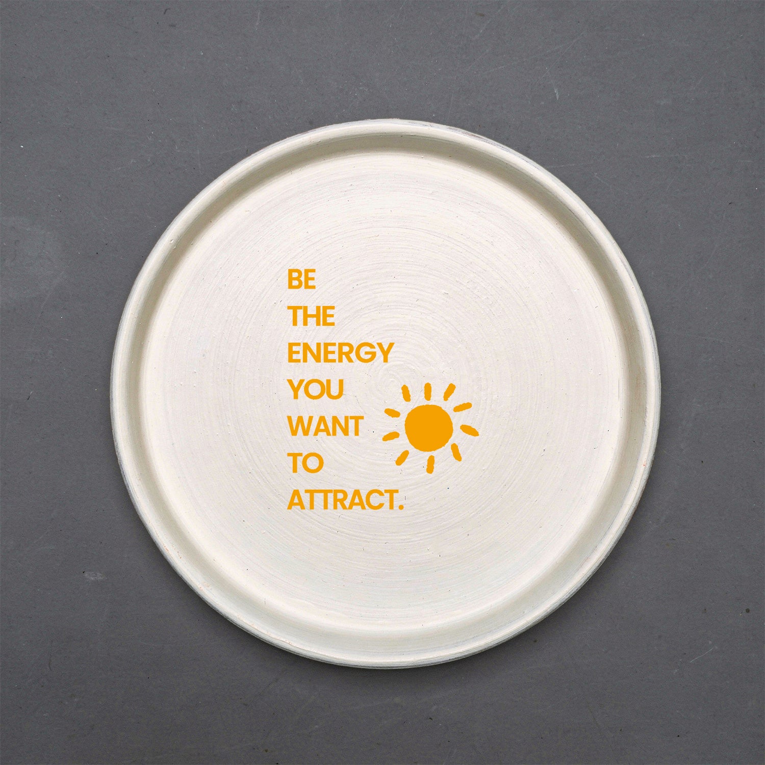 Mindful Moments – Set of 9 Inspirational Terracotta Wall Plates