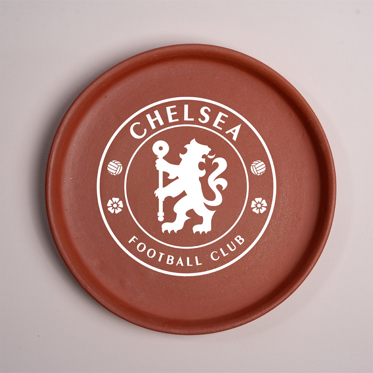 Terracotta Wall Plate - Football Club Chelsea