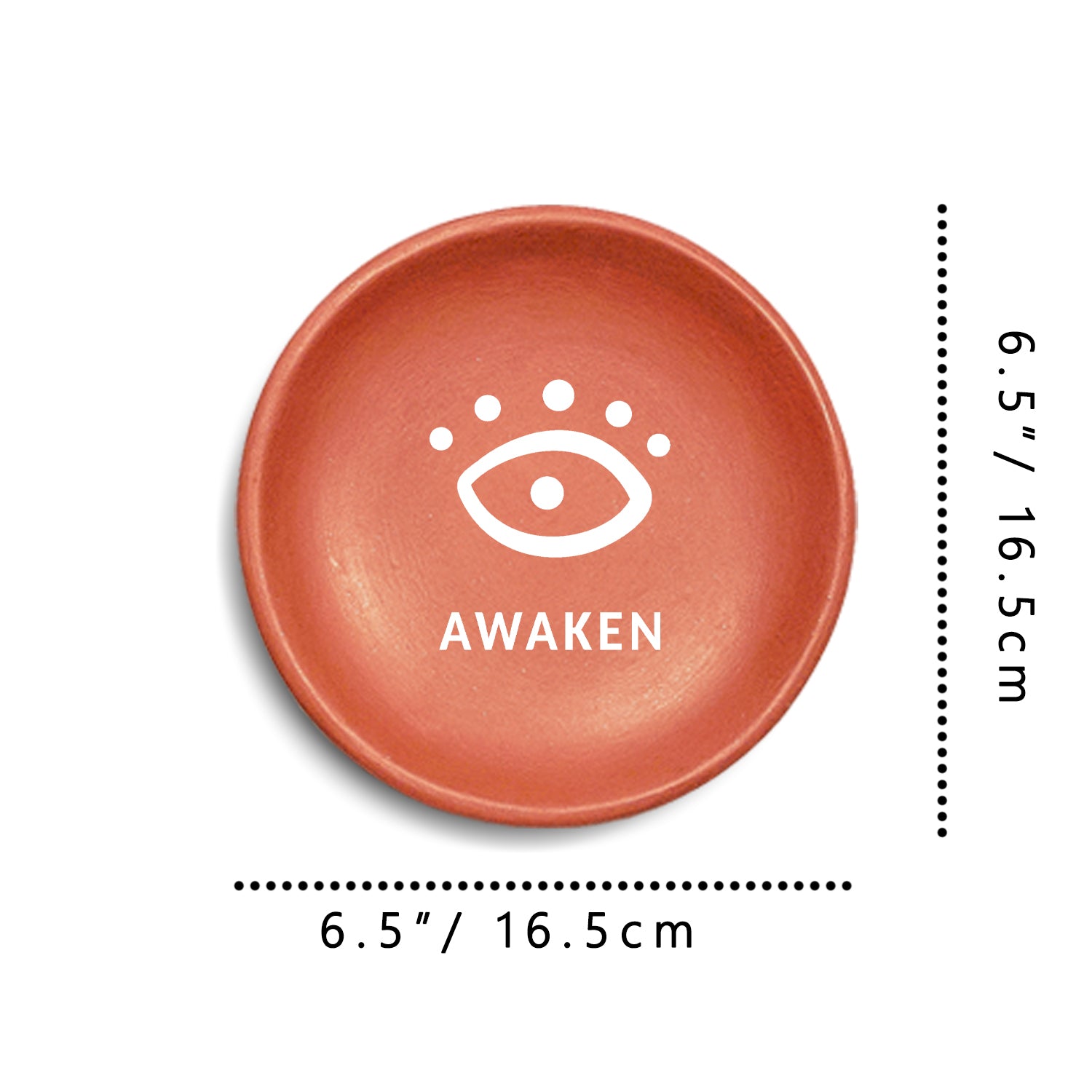 Self Affirmations Terracotta Wall Plate Set of 9