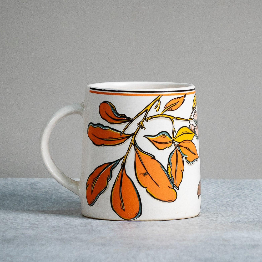 Coffee Mug+ Handpainted Terracotta Essence Diya