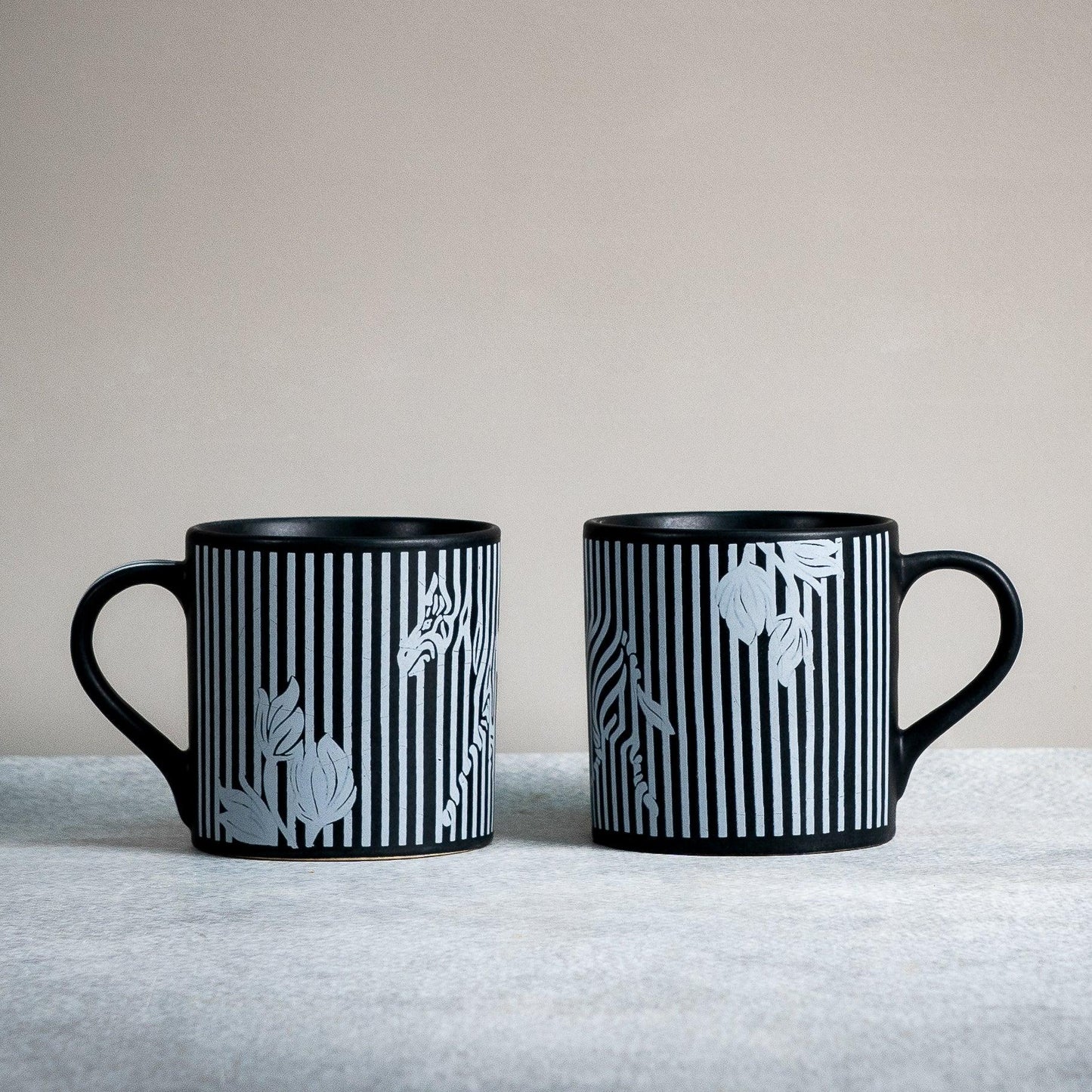 Midnight Zebra Mug - Almiro Tree