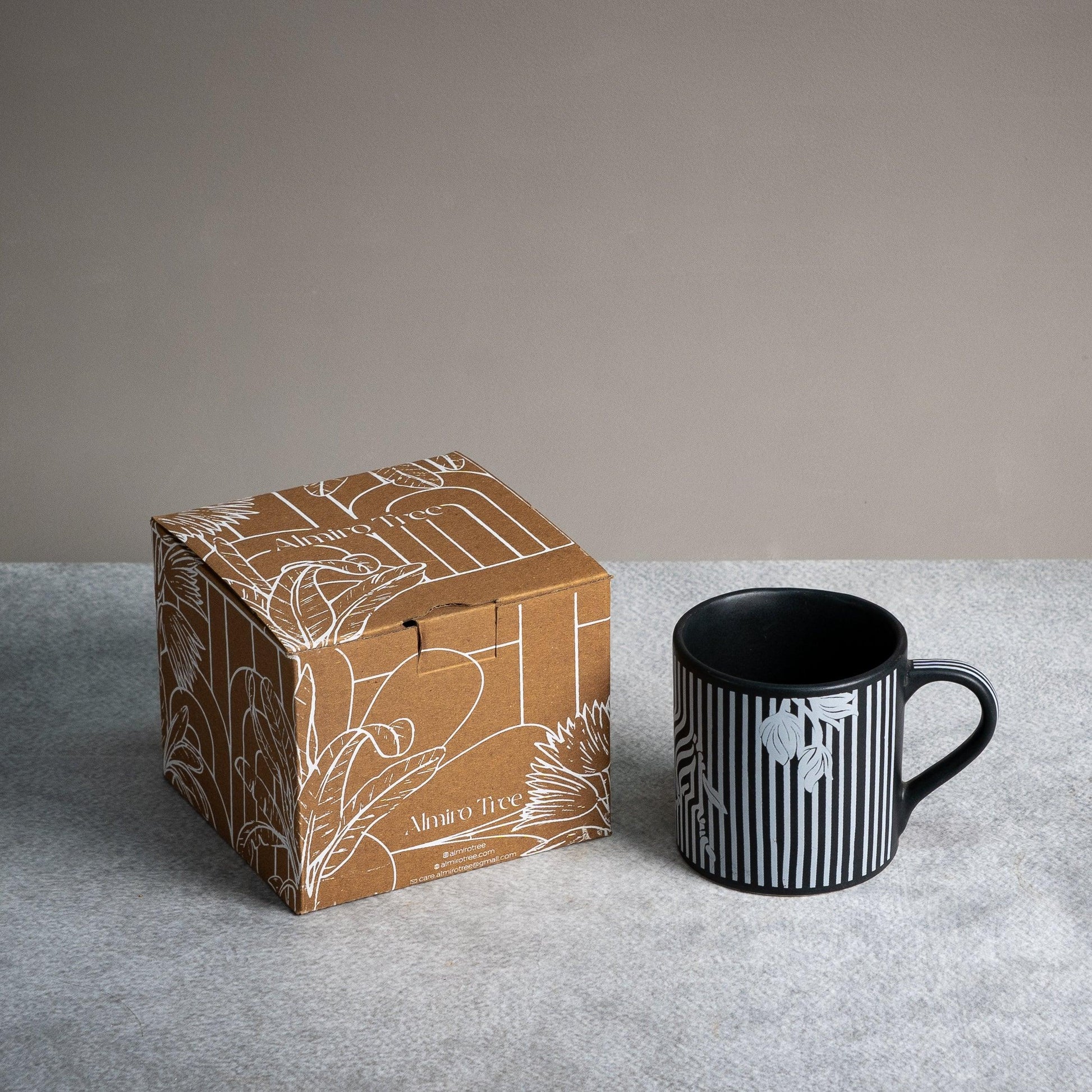 Midnight Zebra Mug - Almiro Tree