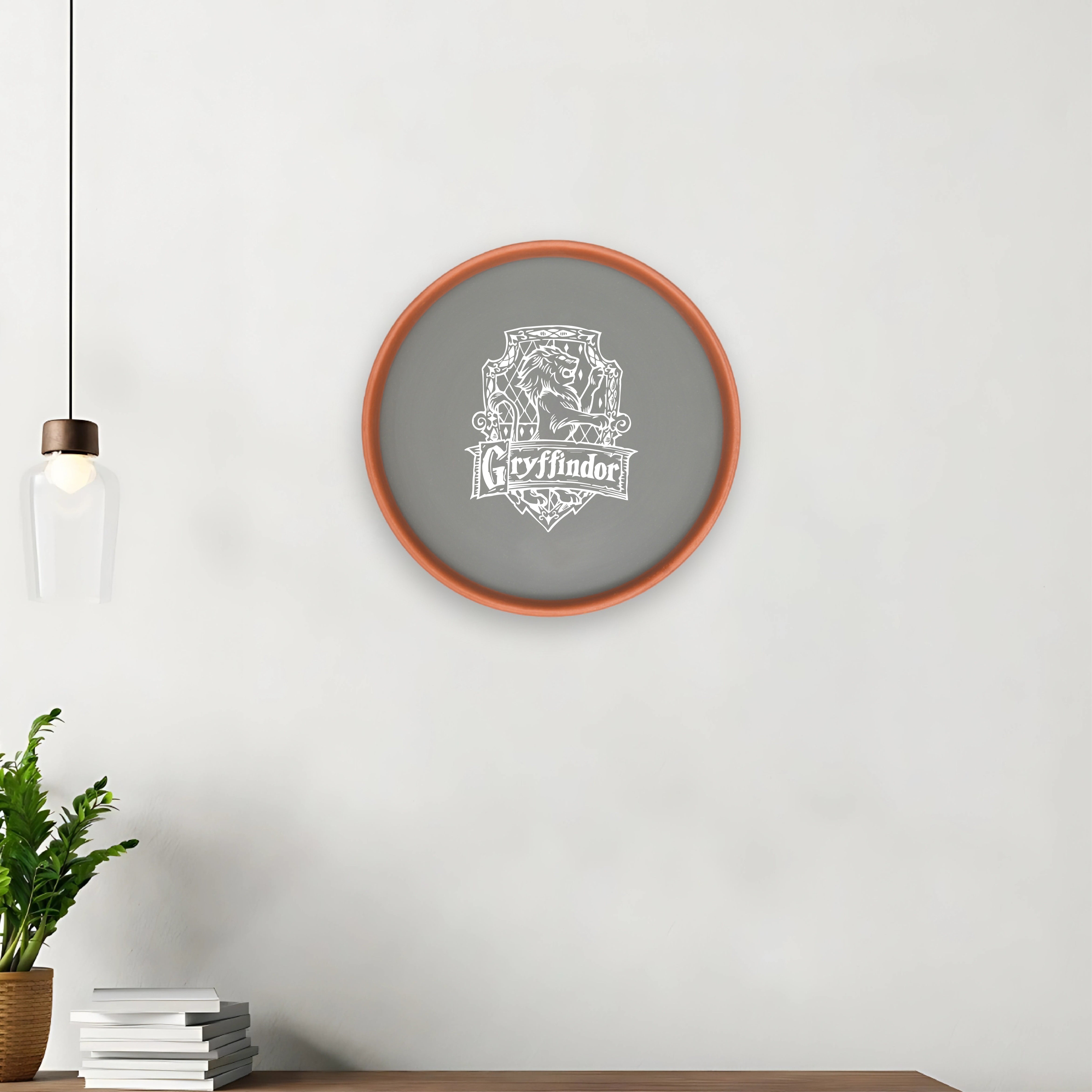 Terracotta Wall Plate - Harry Potter - Gryffindor