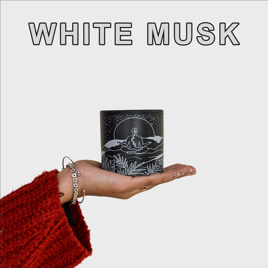 White Musk Scented Candle