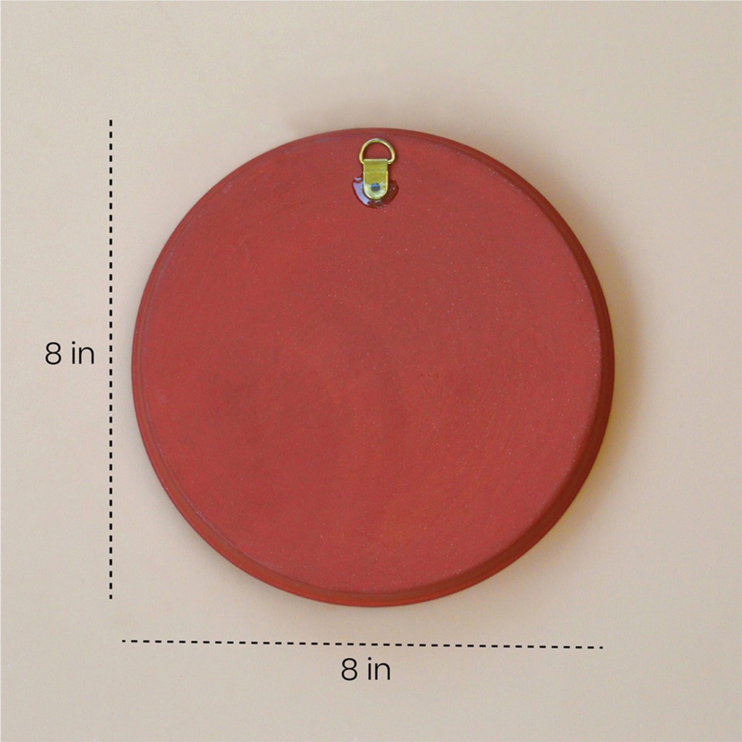 There Is No Brilliance Terracotta Wall Plate